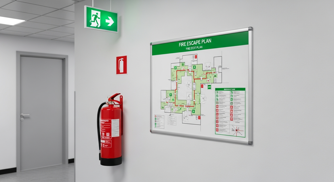 Flucht- und Rettungsplan nach ASR A2.3