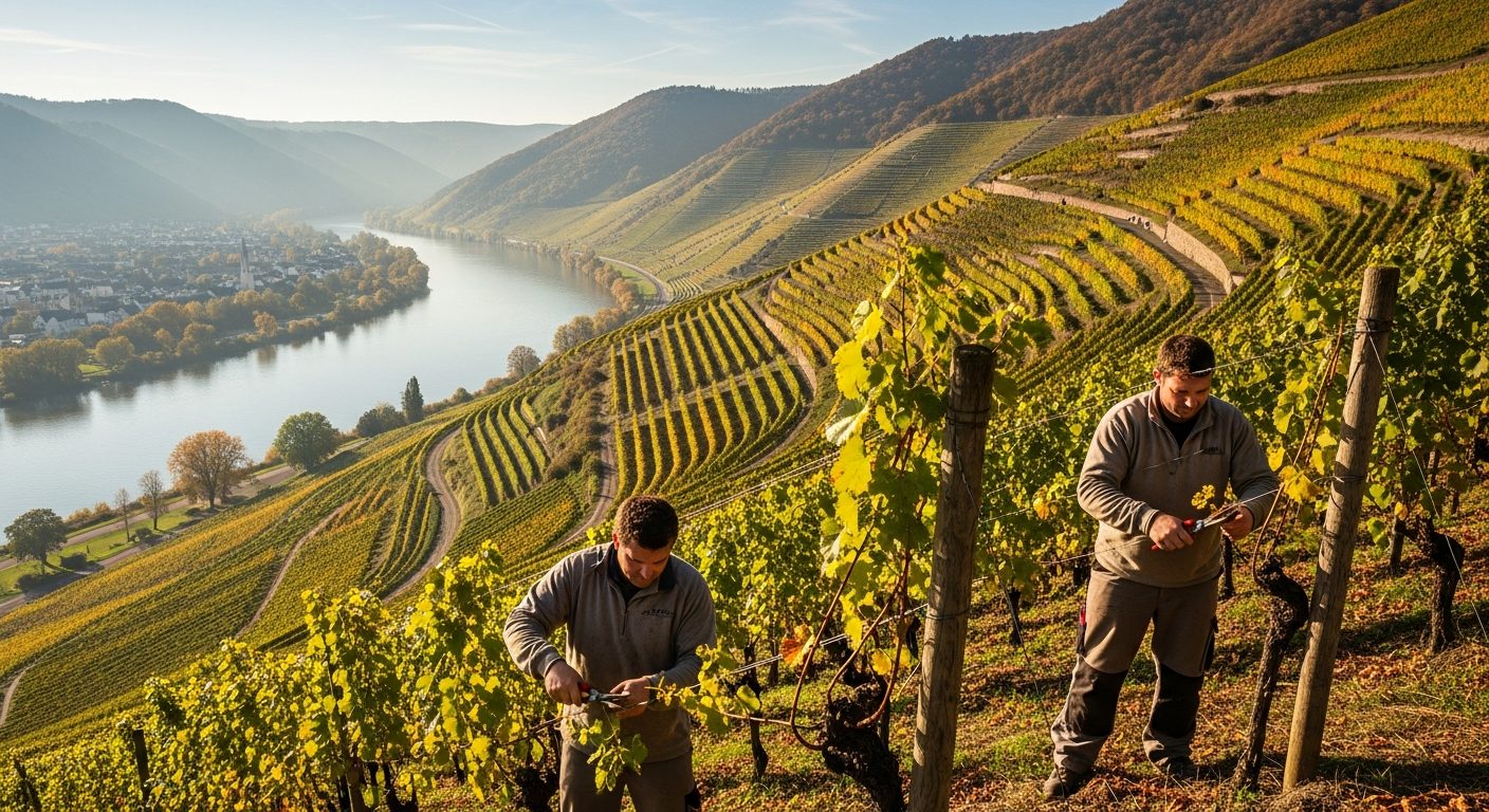 Weinbau Neckar Region