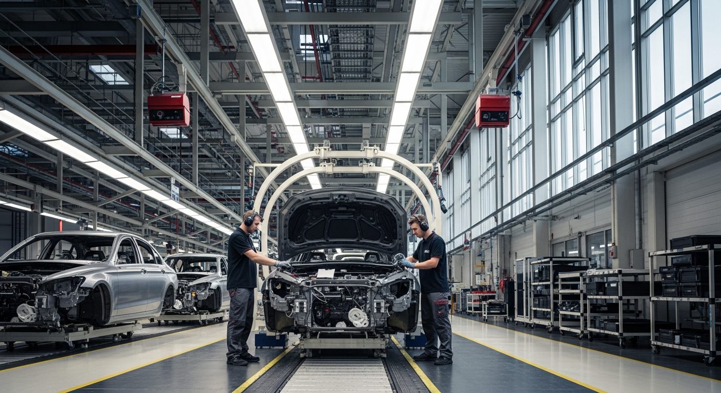 Automotive Montagehalle E-Mobility