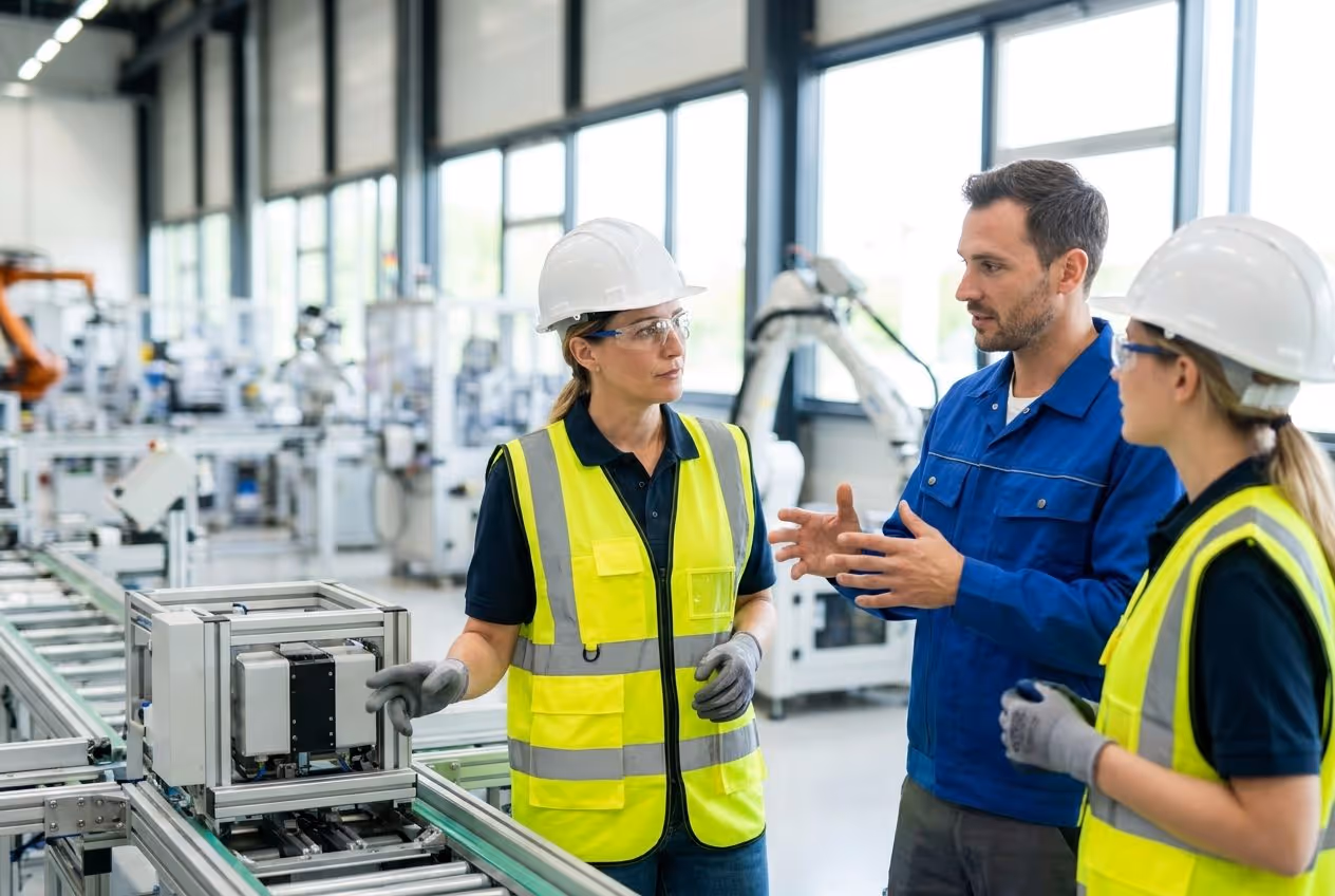 Team-Sicherheitsgespräch: Behavior Based Safety in der Produktion