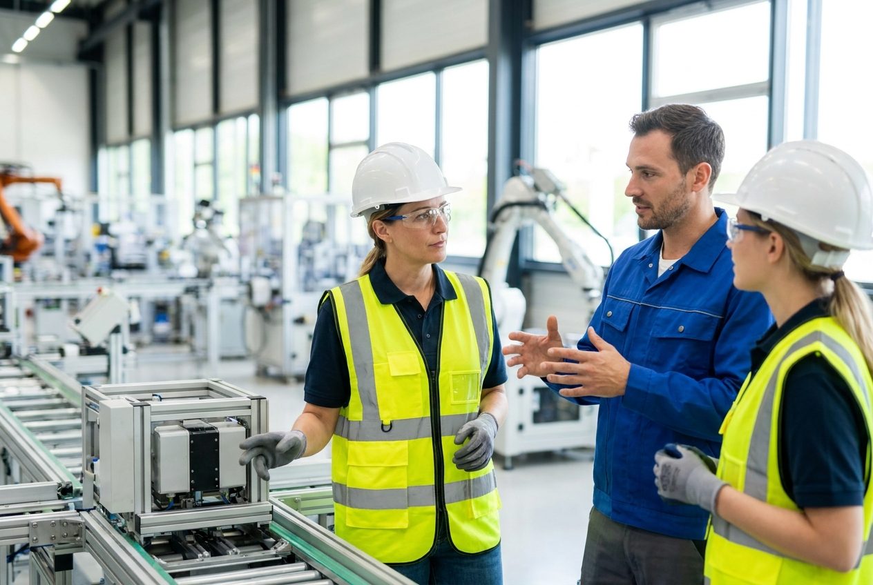 Team-Sicherheitsgespräch: Behavior Based Safety in der Produktion
