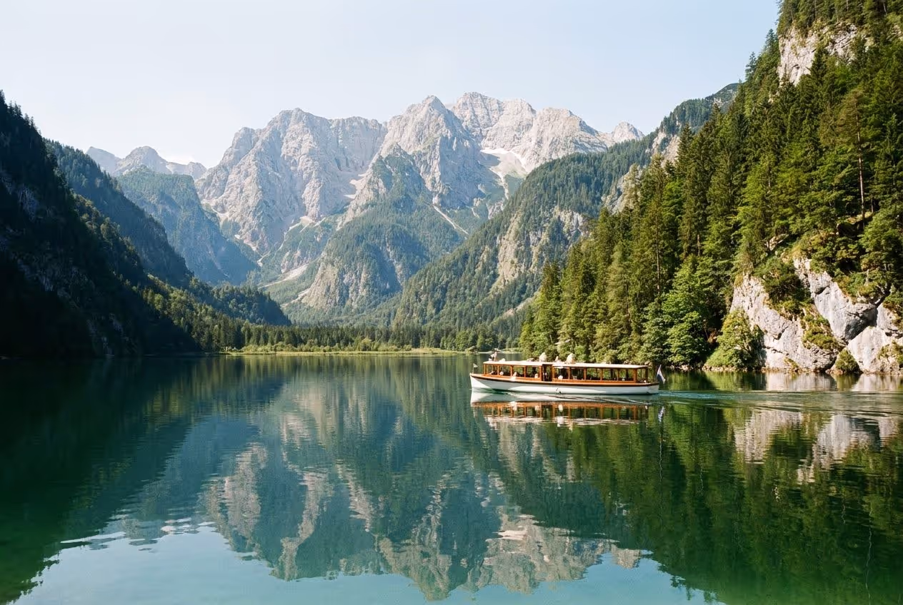 Königssee und Watzmann im Berchtesgadener Land