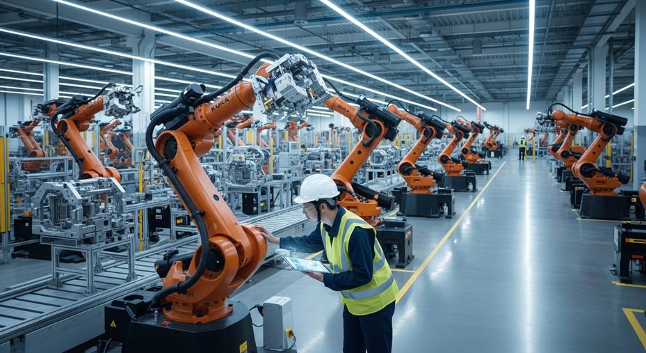 Augsburg KUKA Robotik Industrie Vorsorge