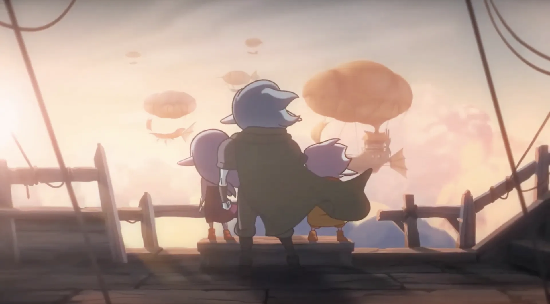 Greak — game cutscene key art