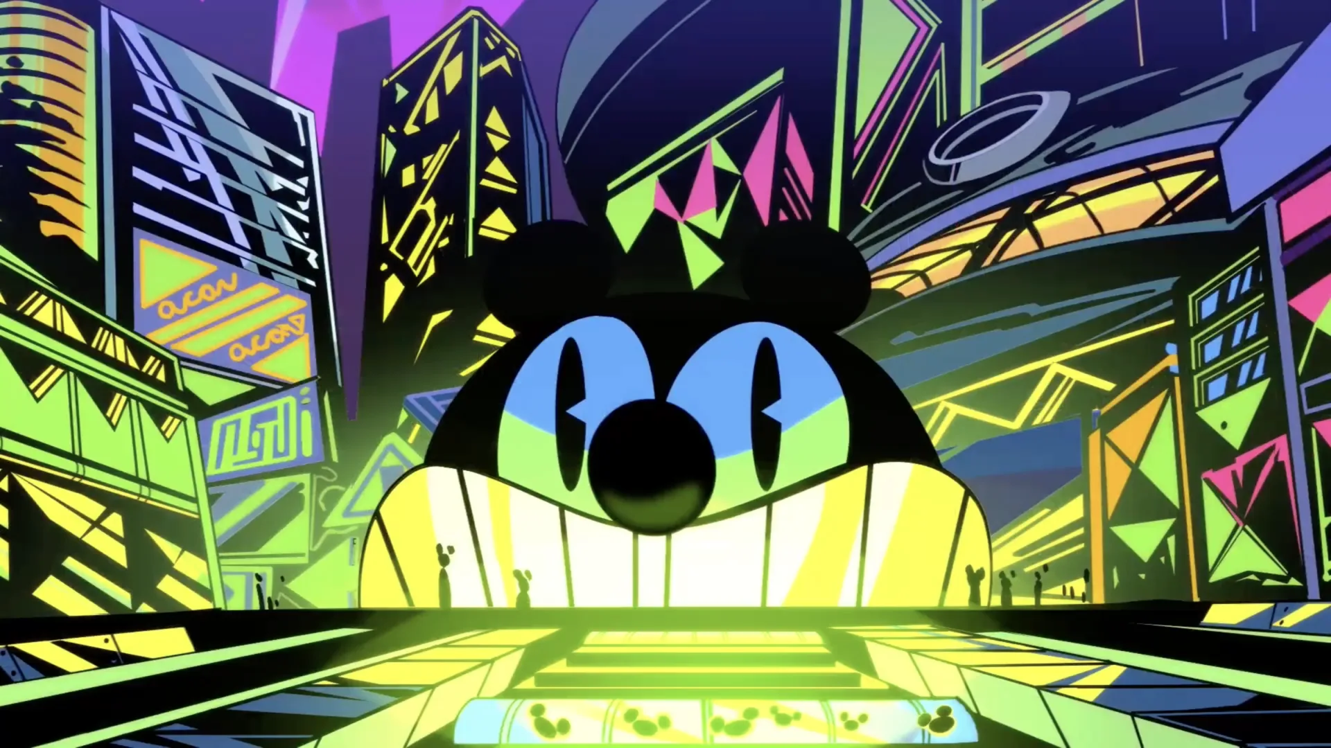 Animated scene from Funky Hunters — the oddball crew across the galaxy