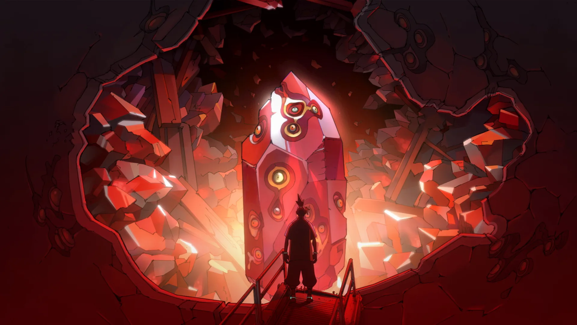Misty mine interior from Electro Andes