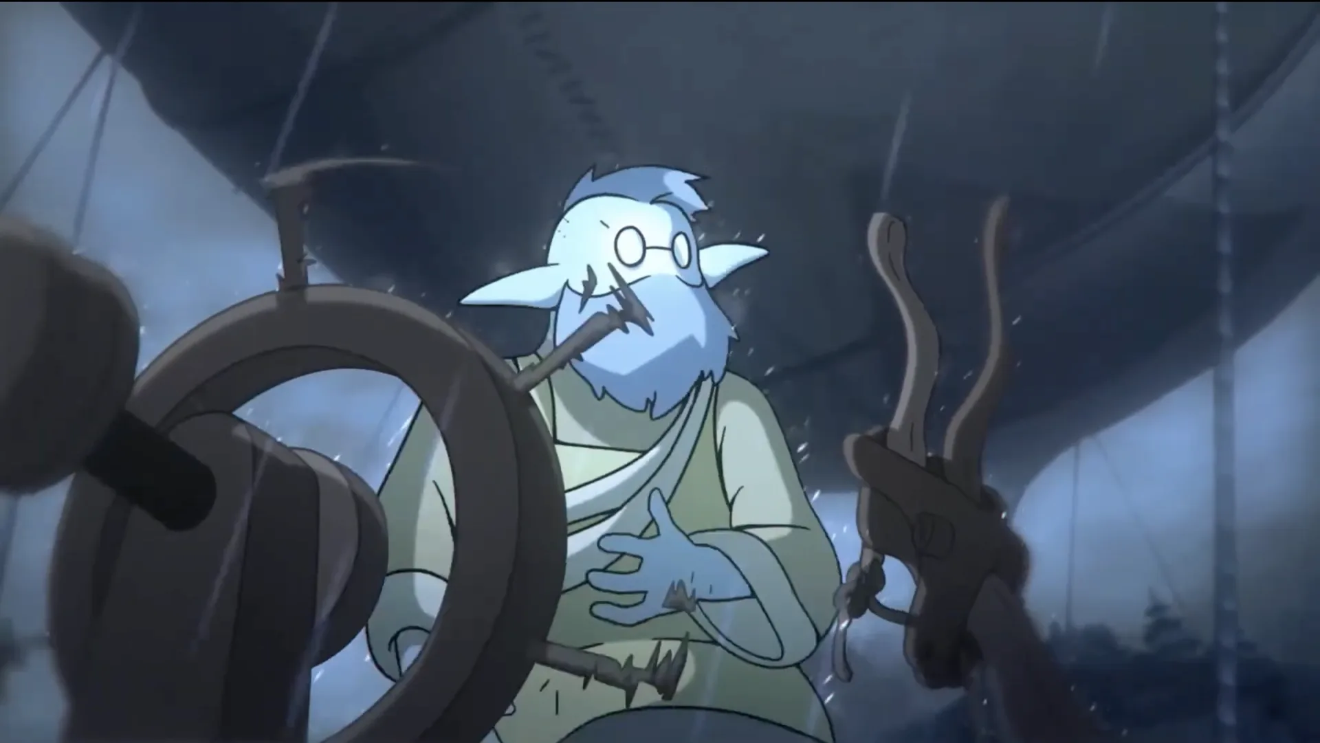 Animated cutscene from Greak — hand-crafted 2D fantasy world