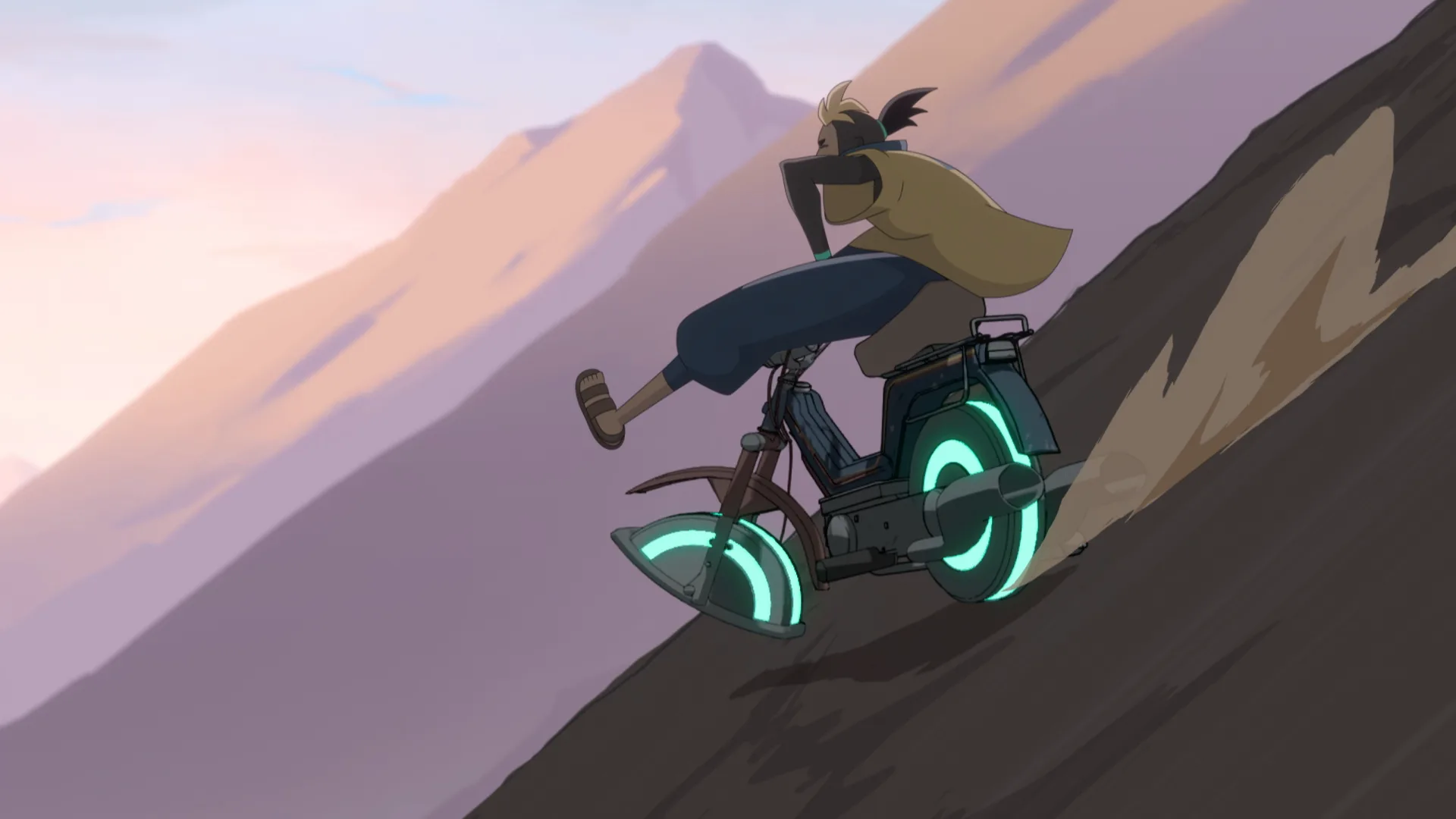 Animated scene from Electro Andes — confronting the technocratic regime