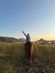 Exploring the Zimbabwe reserve on horseback