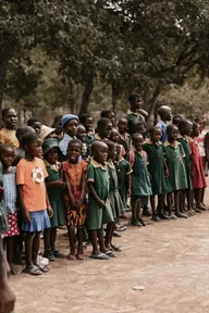 A group of children in the local community