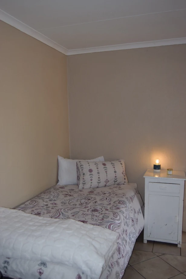A bedroom at the reserve accommodation.