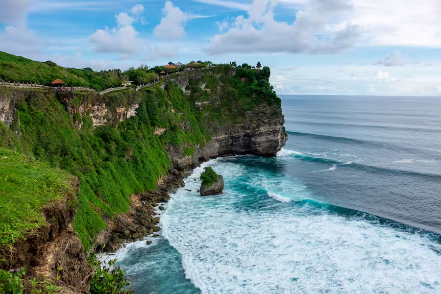 cliffs in Uluwatu Bali