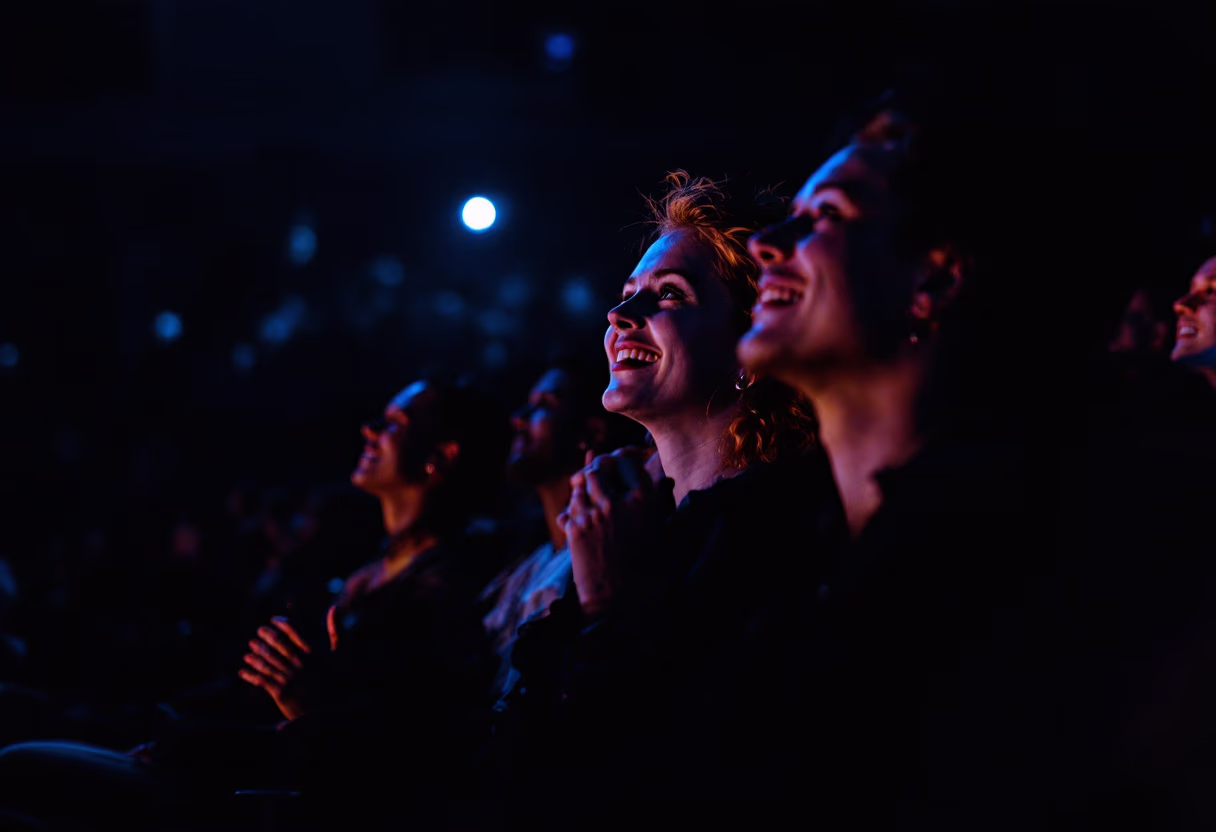 image of audience enjoying entertainment