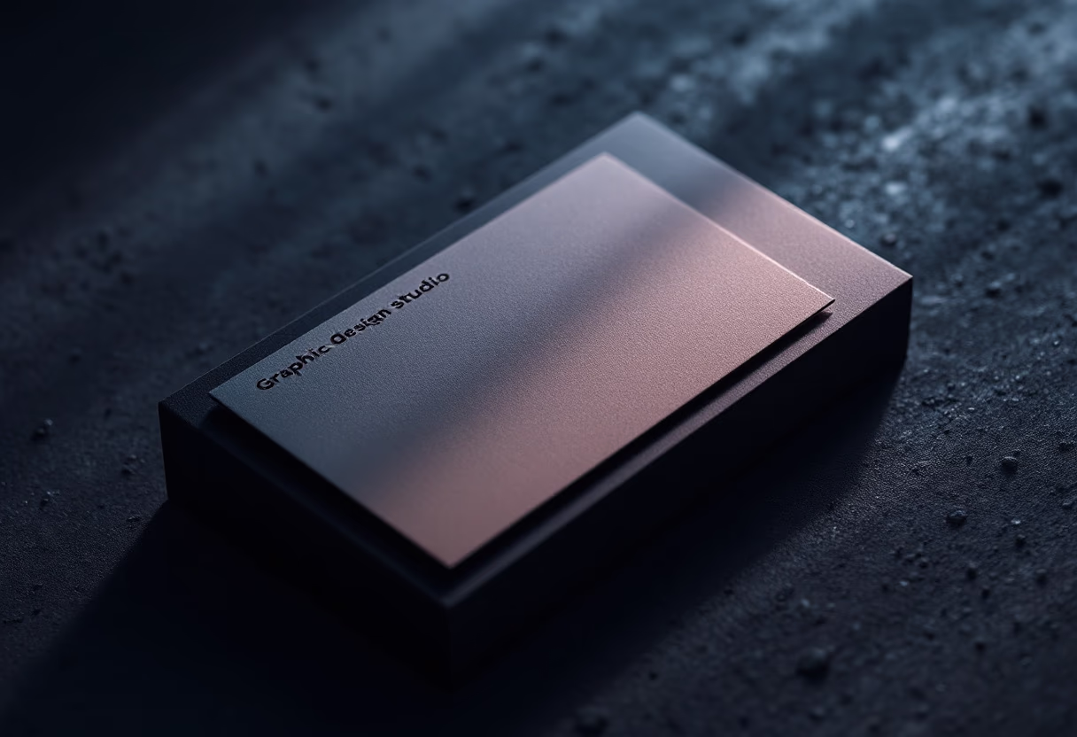 image of branding materials (for a graphic design studio)