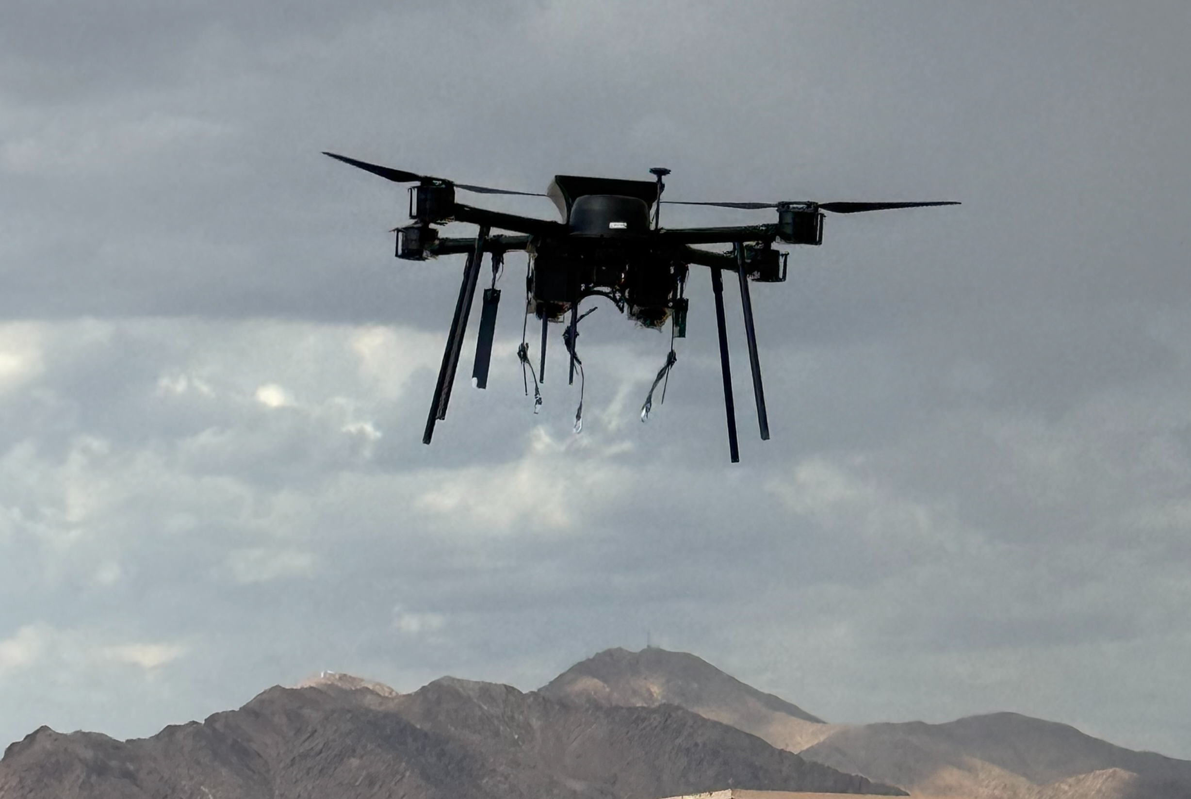 AI drones train to drop bombs in huge war games exercise in California desert
