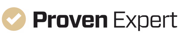 A logo for a website that is black and white.