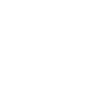 Black social media network icon showing three connected user figures.