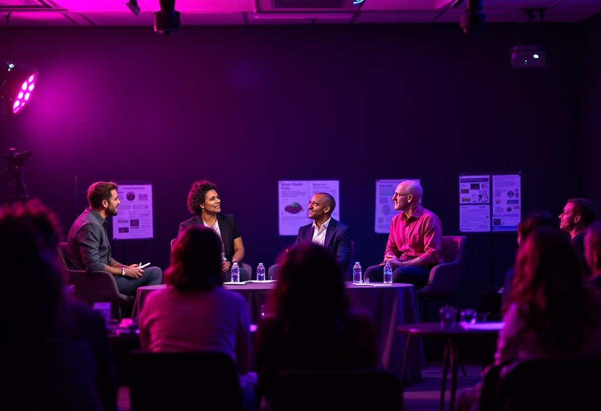 image of a soil health discussion panel