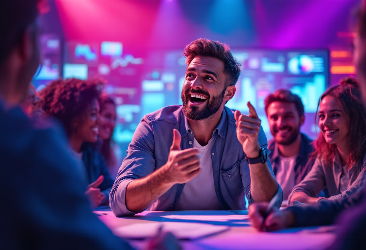 image of a marketing strategy meeting