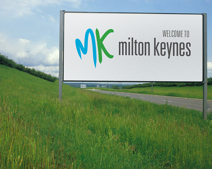  Map showing Milton Keynes coverage area for MK EPC