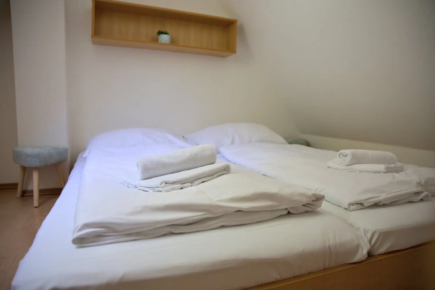 Skalní mlýn rodinný mezonet druhá ložnice