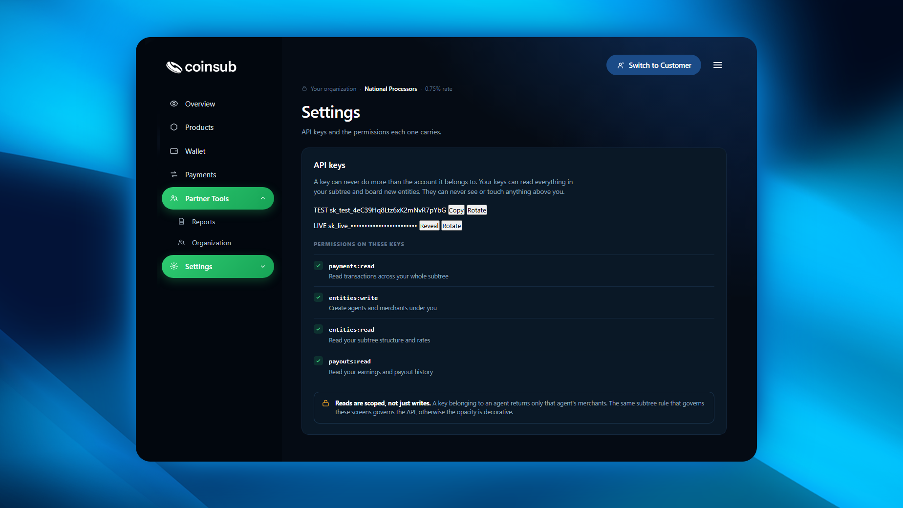 Integrate Coinsub