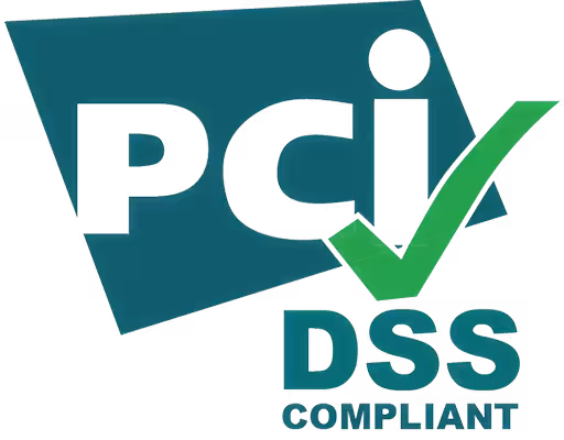 PCI DSS Compliant certification logo