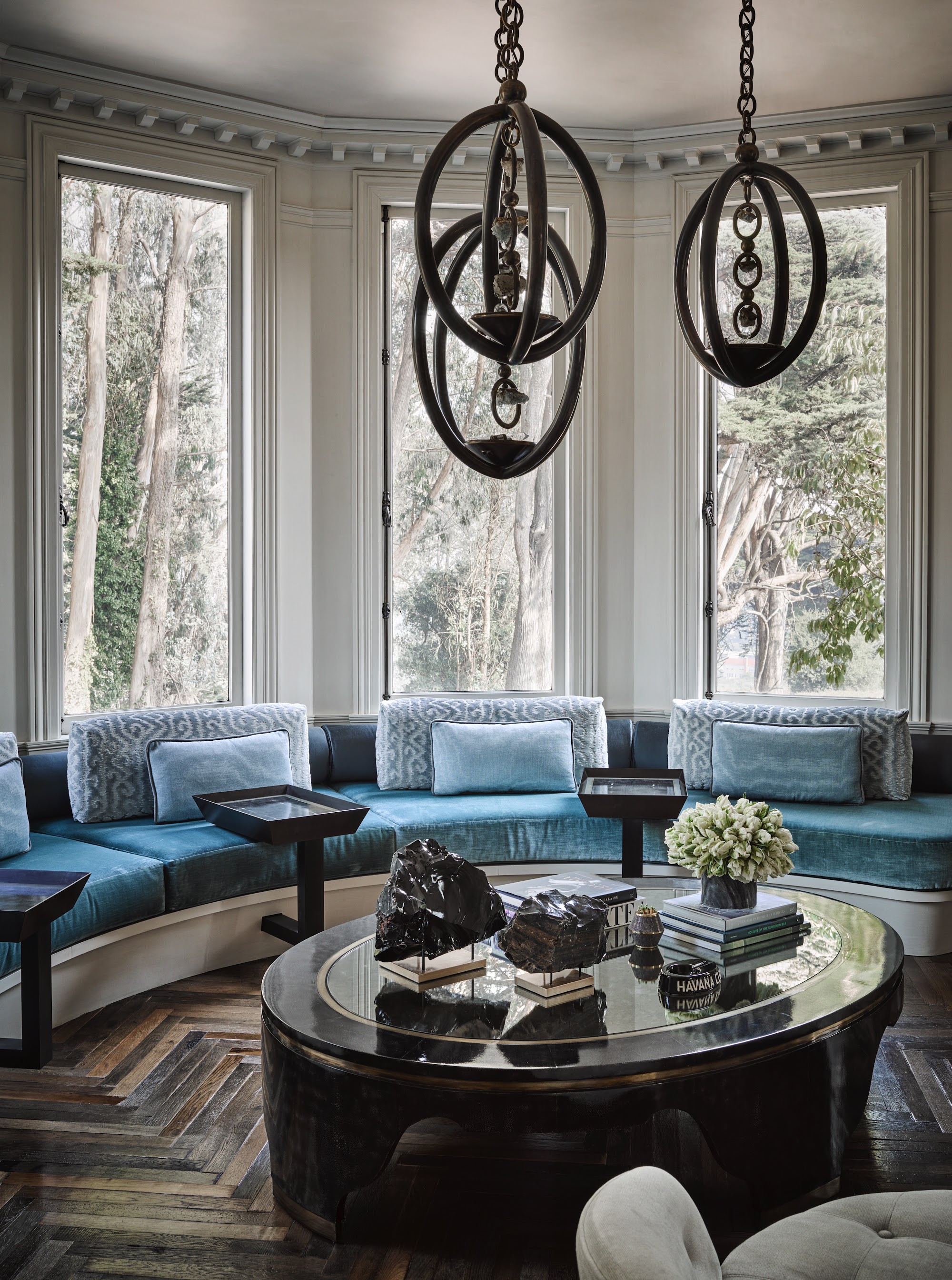 San Francisco Tudor window seating nook by Hillary Thomas