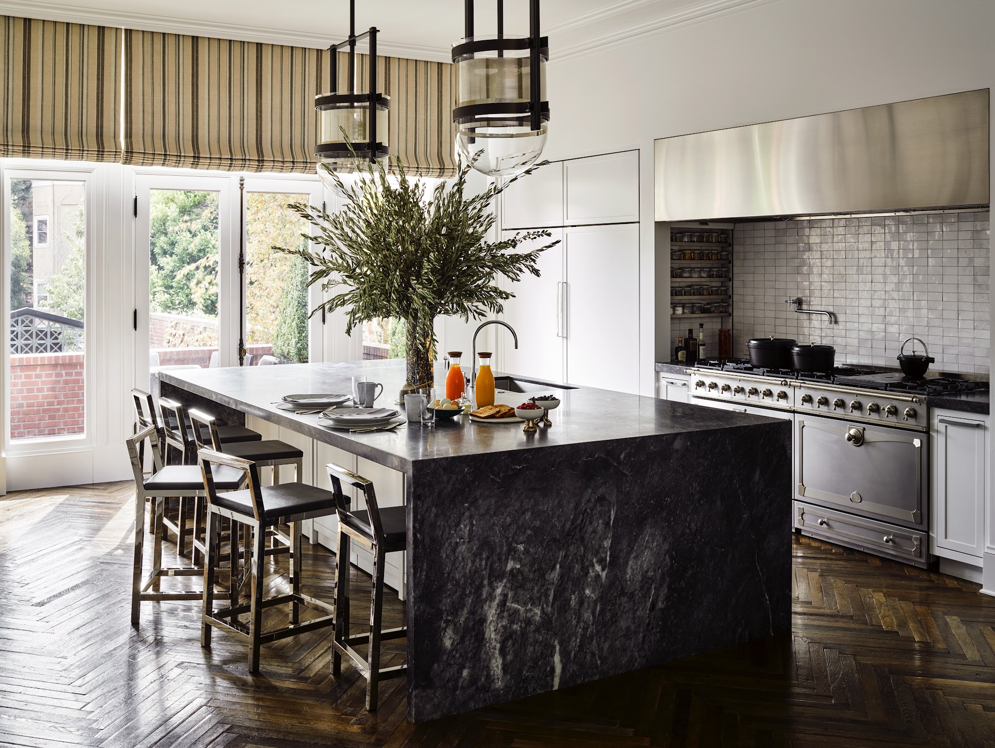 San Francisco Tudor kitchen by Hillary Thomas