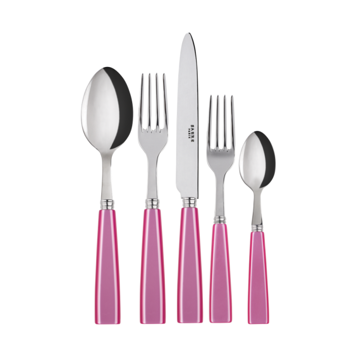 Pink Icone flatware