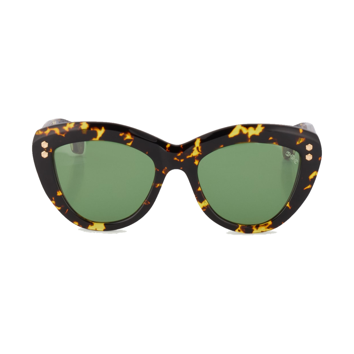 Tortoise acetate cat-eye sunglasses