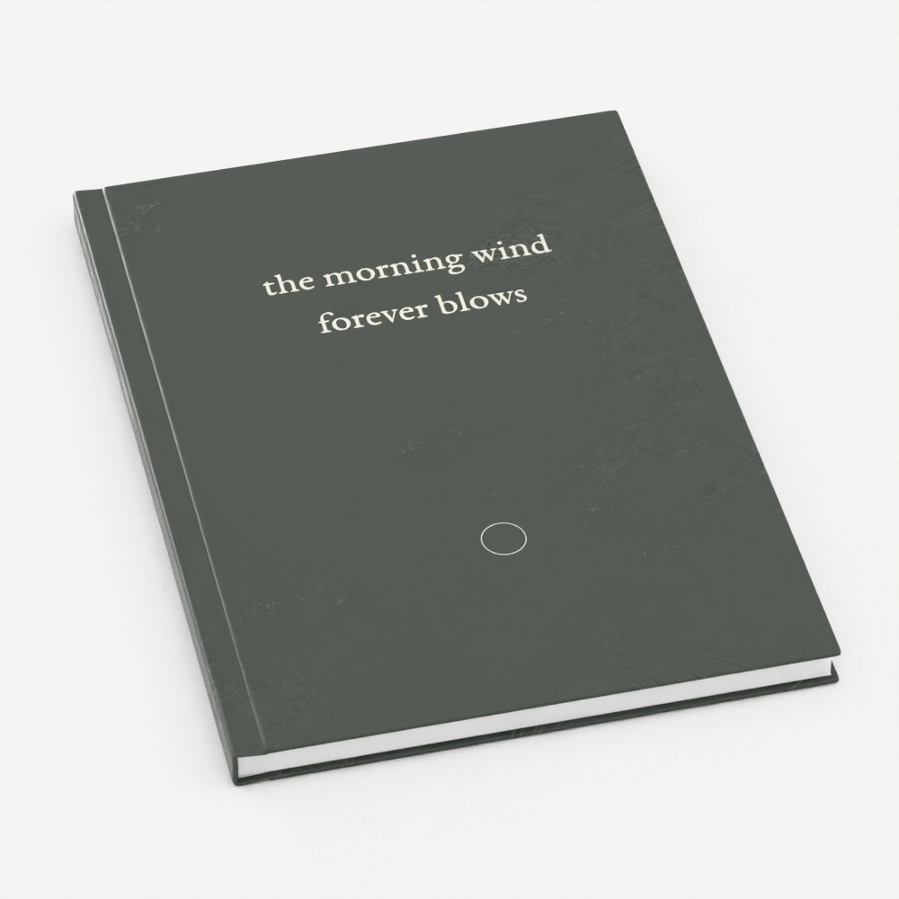 Angled view of Walden literary notebook by Henry David Thoreau.
