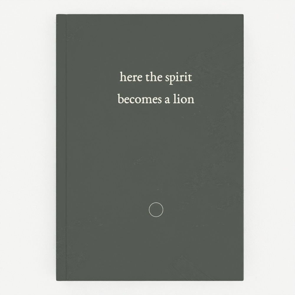 Front cover view of Thus Spoke Zarathustra literary notebook by Friedrich Nietzsche.