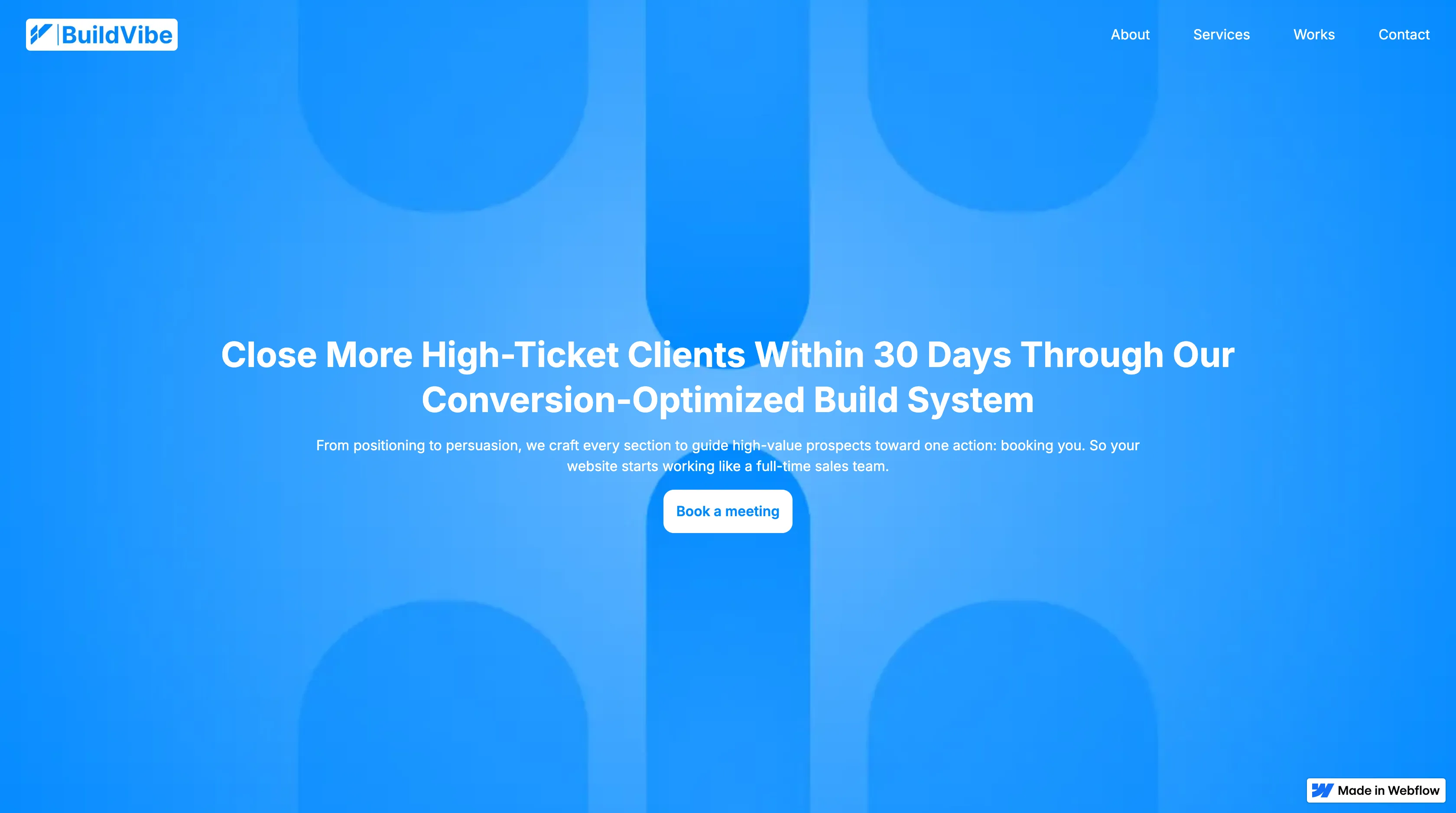 BuildVibe V2 Hero Section