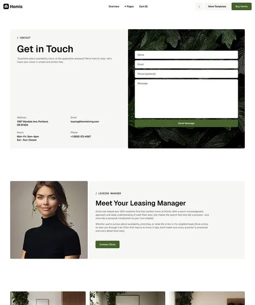 property management Contact V3