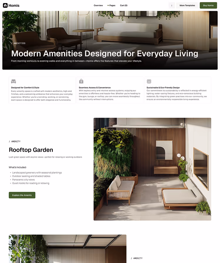 real estate Amenities