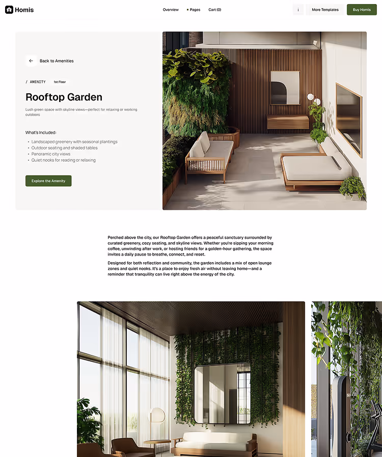 real estate Amenities Details