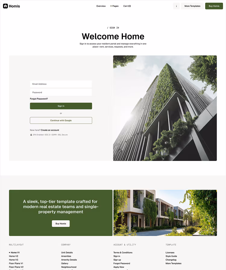 real estate Sign In