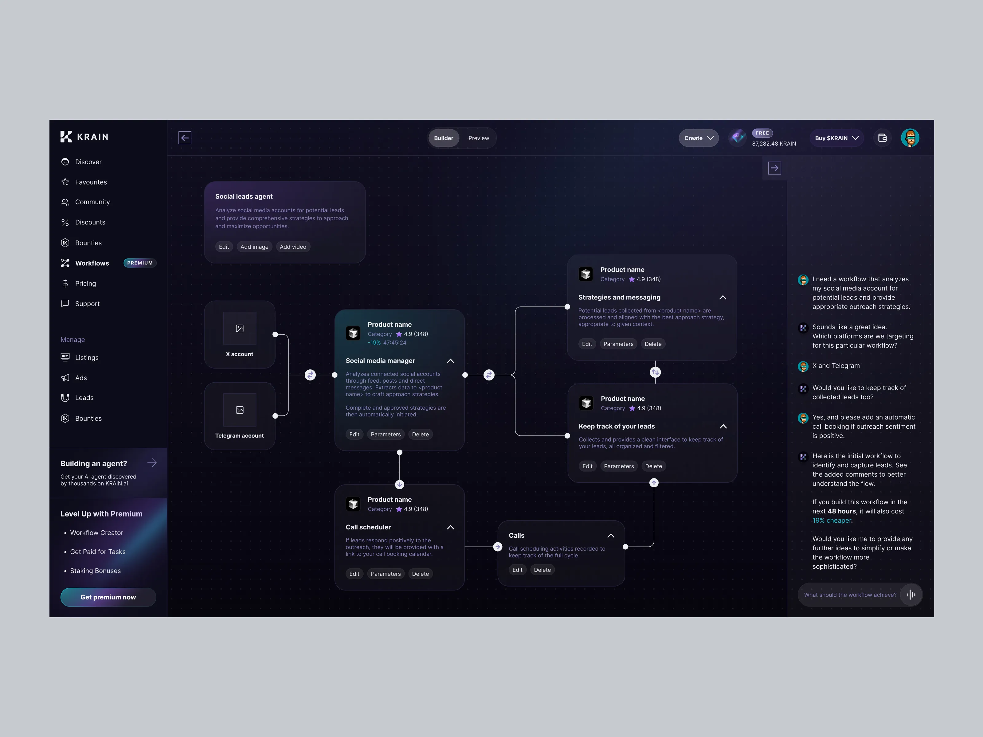 Dashboard showing team updates with task progress and priority, meeting intensity bar chart, daily focus user heatmap over months, time allocation chart, time zones, OKR progress, and active user count of 1.8 million.