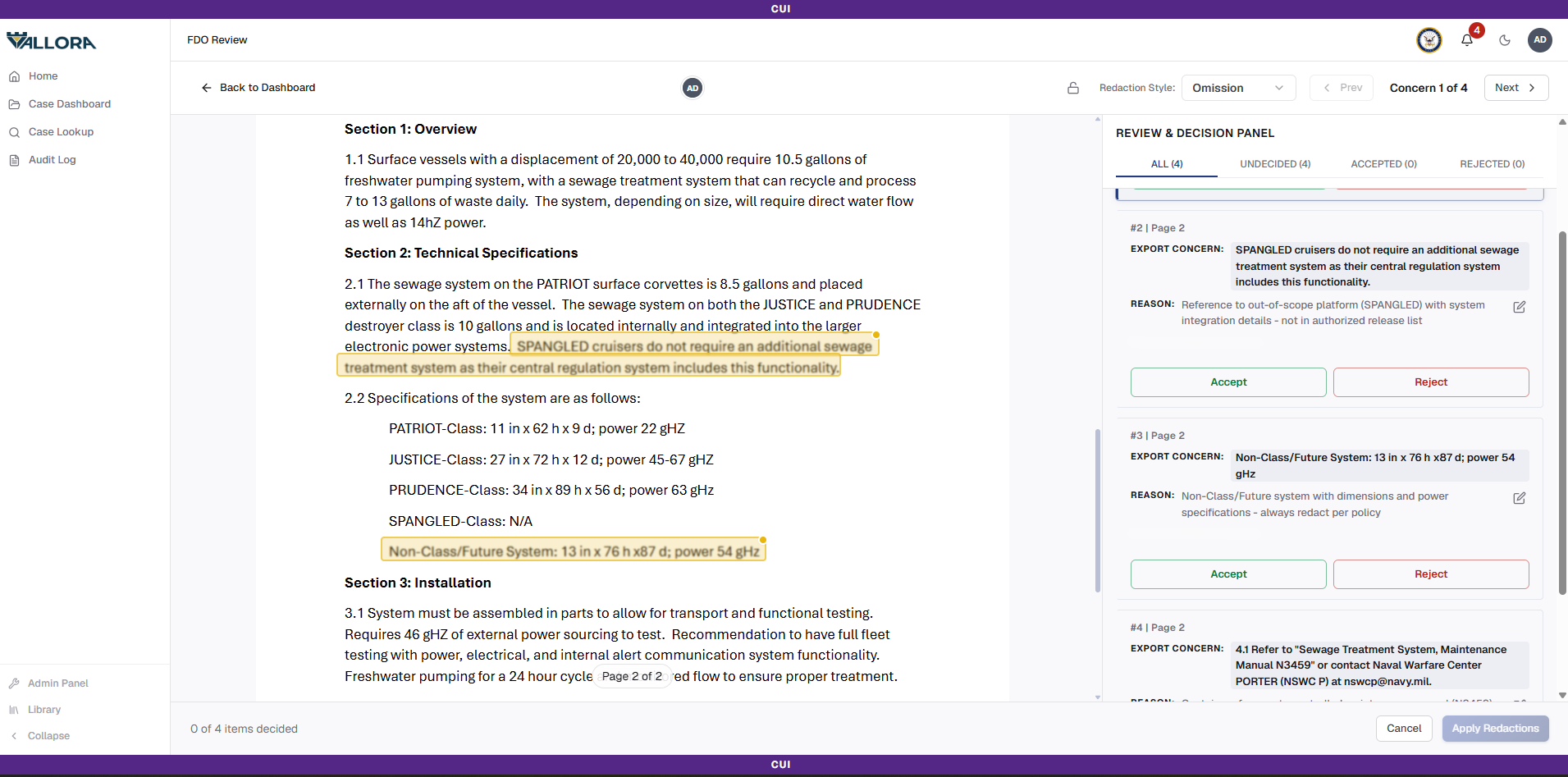AI-flagged export concerns