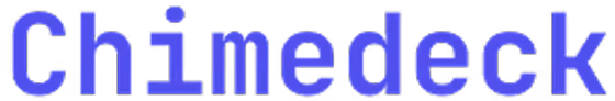 Chimedeck word mark logo