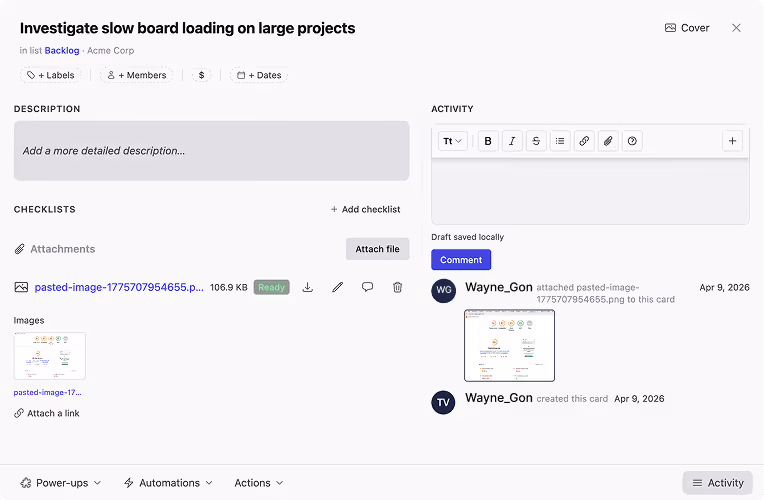 In-deep task management