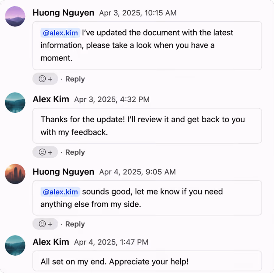 Communication streamlined
