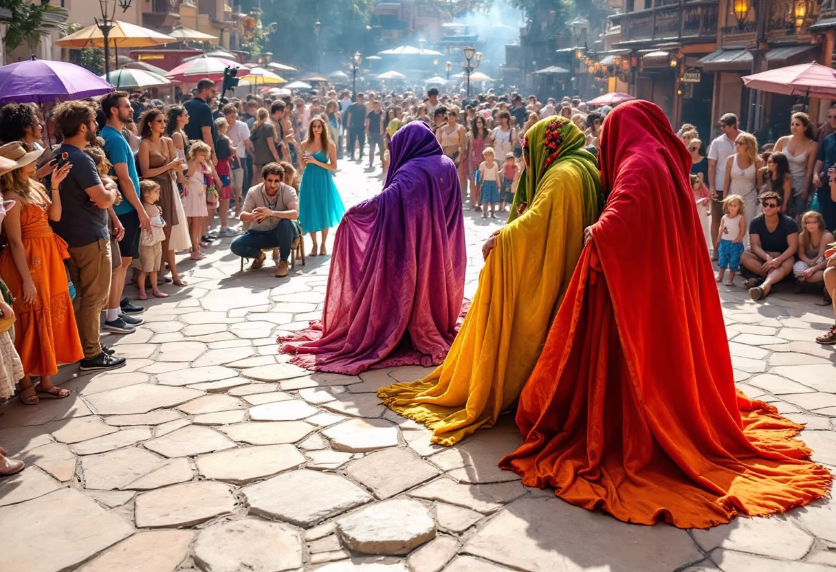 image of a live performance at the park (for an amusement park)