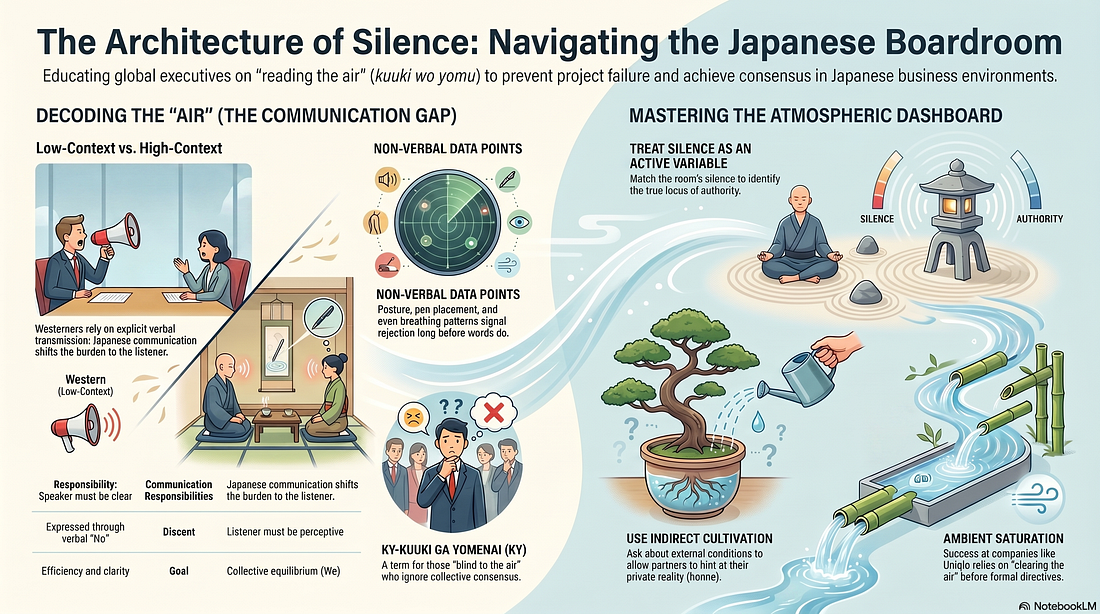 Illustration accompanying the Inside Brand Japan article on kuuki wo yomu