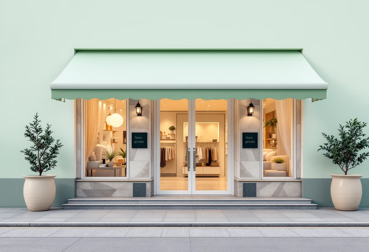 image of store exterior (for a home goods store)
