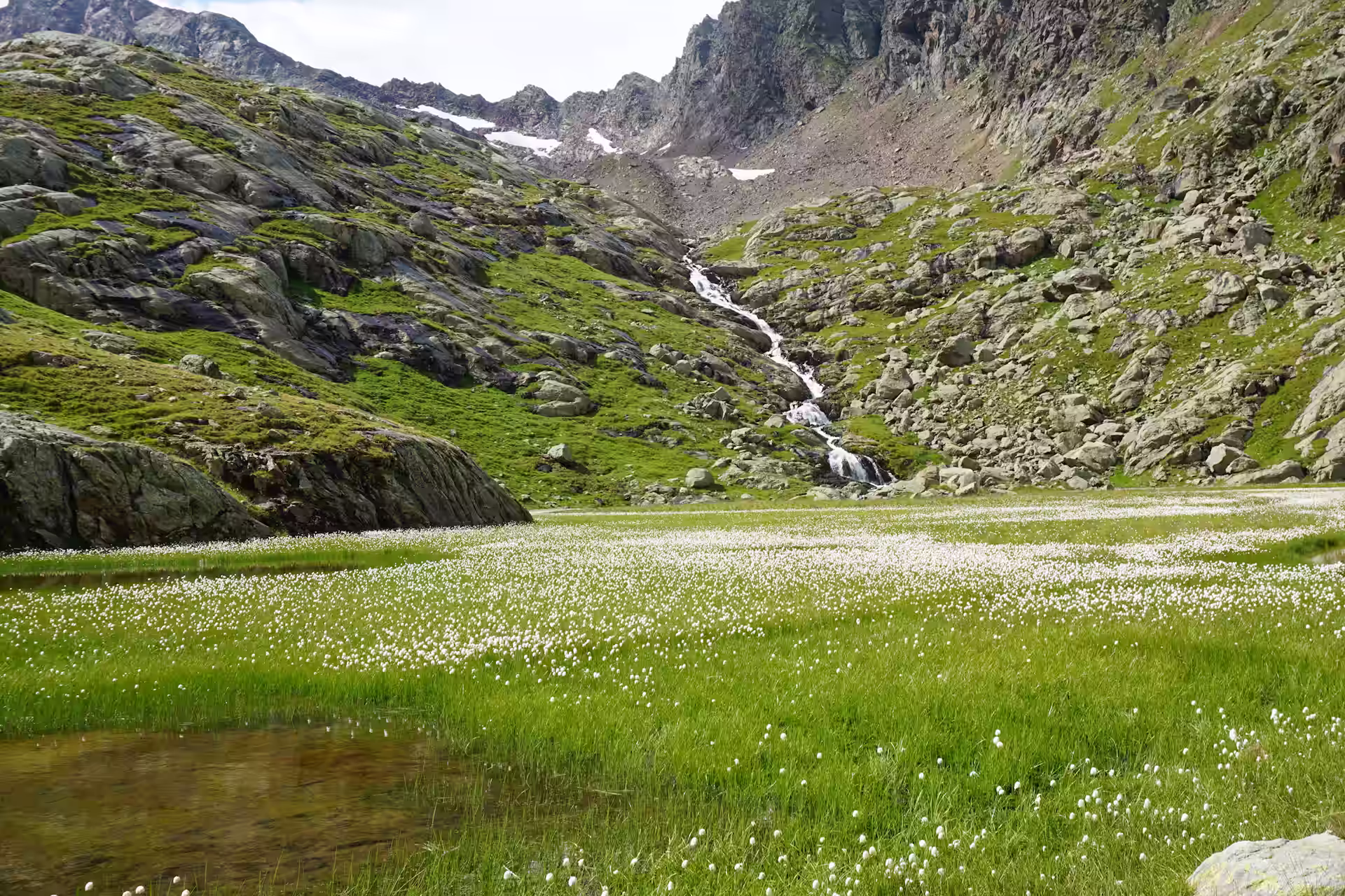 Wanderweg zur Magdeburger Hütte im Pflerschtal bei Gossensaß