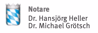 Notaries Dr Hansjörg Heller / Dr Michael Grötsch