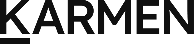 Logo Karmen en bleu