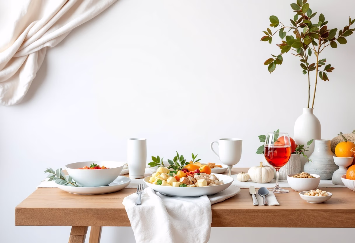 image of curated seasonal dishes for a modern restaurant